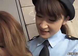 Sapphic cop licks together with toys japanese babe momomi sawajiri