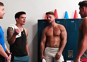 Gay challenge gives massage in the first place job buckle down to