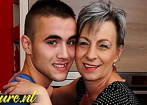 Sex-crazed Stepson Always Knows How to Make His Dissemble Mom Happy!