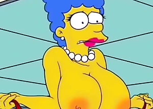 Marge Simpson enseña pechos (castellano)