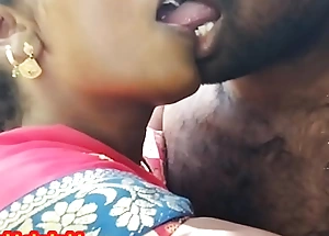 Desi horny girl was going to the forest with an increment of then calling the brush friend  giving a kiss with an increment of fucking