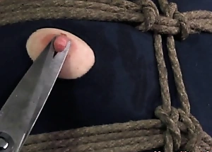 Crotch rope bondage sluts apparel cut off