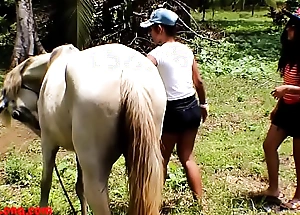 Thorough unskilful teens heather impenetrable depths and girlfriend hallow horse cock