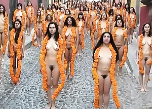 Mexican nude group busy video