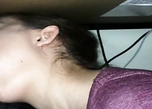 Legal age teenager loves sloppy blowjobs