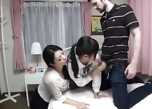 Japanese Mammy Helps Lacklustre Guy Dear duo StepDaughter Fixing 1