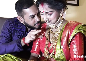 Freshly Married Indian Girl Sudipa Hard-core Honeymoon First brunette sex increased by creampie - Hindi Audio