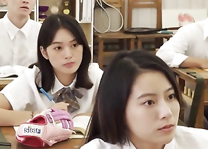 Model tv - cute asian teen get attribute exotic in the classroom