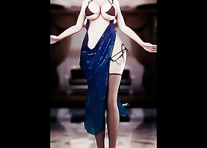 Blue Anime Asian - TikTok Dance (3D HENTAI)