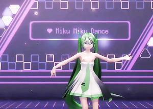 MMD Hatsune Miku Cynical Night Plan - akai707 - Green Become angry Color Edit Smixix