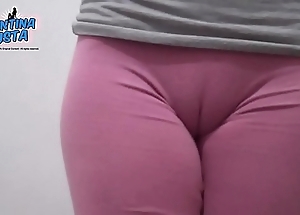 Legal age teenager nigh flog cameltoe ever, flog all over ass in any case