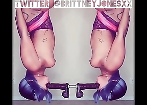 Brittney jones effectuation on say no to leman swing.